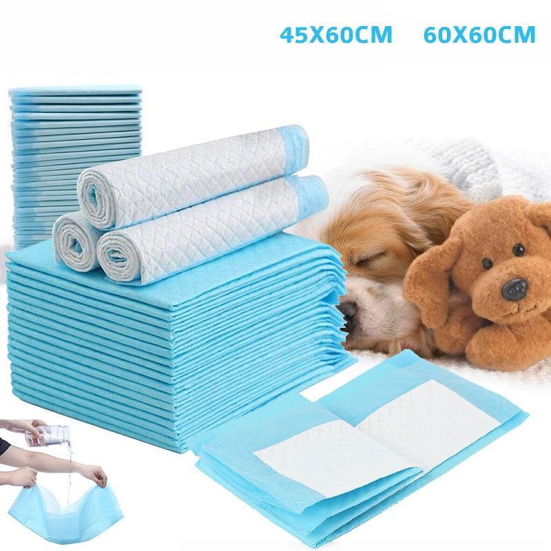 Tappetini pannolini da terra per animali domestici 100/200 pezzi 60*60 cm/60*90 cm