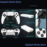M15 4K Retro Game Stick, 64GB Built-in 20000+ Classic Games, Wireless Controller Game Console, 20+ Simulators Support, HD TV Video Gaming Player