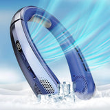 Ventilatore elettrico da collo portatile senza pale da 8000 mAh,