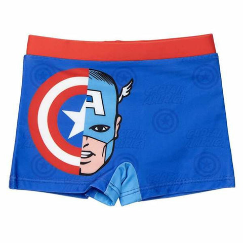 Costume da Bagno Boxer per Bambini The Avengers Blu scuro 4 Anni
