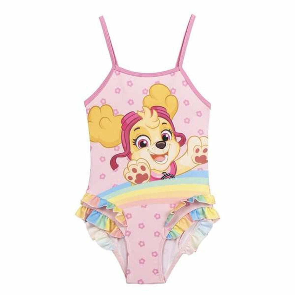 Costume da Bagno Bambina The Paw Patrol Rosa chiaro