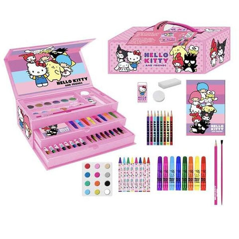 Scatola Multiattività per Colorare Hello Kitty Rosa