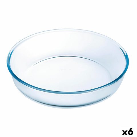 Stampo per Torte Ô Cuisine Ocuisine Vidrio Trasparente Vetro Rotondo 26 x 26 x 6 cm 6 Unità