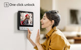 Videocitofono TMEZON a 4 fili, interfono con campanello, citofono con telecamera, display a colori da 7"