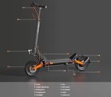 Monopattino elettrico JOYOR S5-Z con batteria da 48 V 13 Ah, motore da 600 W,