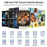 Jxrev Smartwatch 1.69" con Fitness Tracker e Monitoraggio