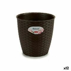 Vaso Stefanplast Cioccolato Plastica 19 x 17,5 x 19 cm (12 Unità)