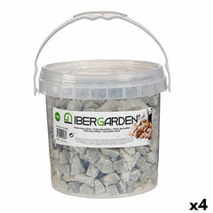Pietre Decorative Ibergarden Grigio chiaro 3 Kg (4 Unità)