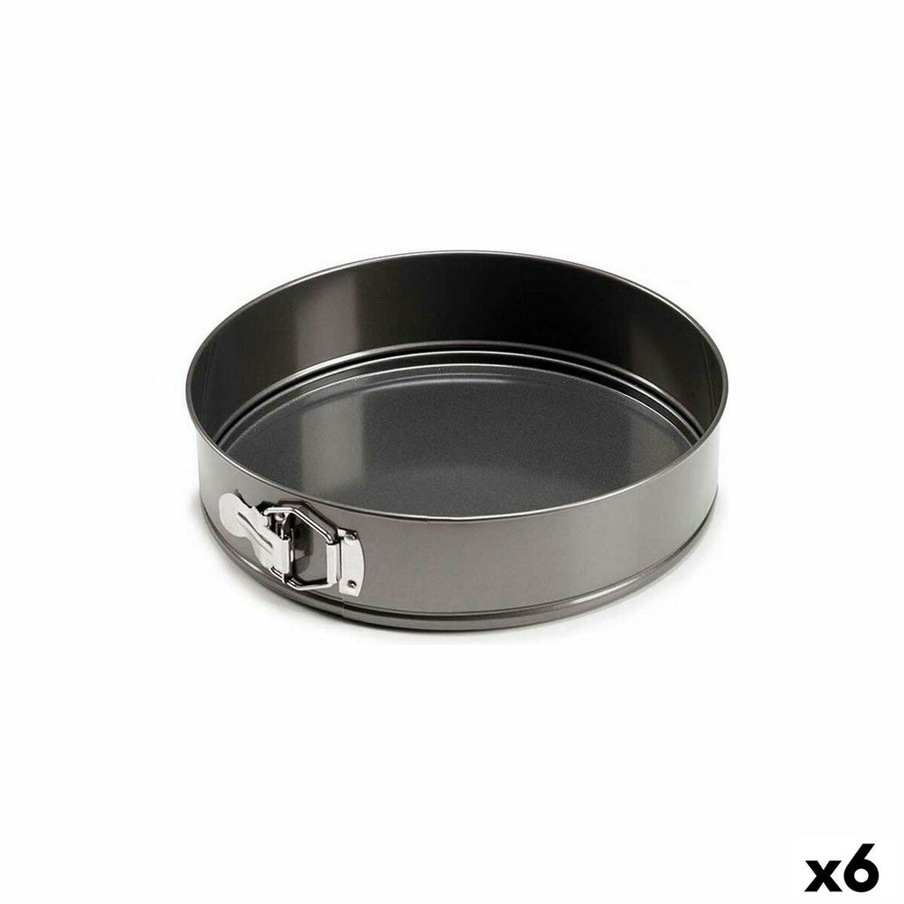 Molde Desmontable Kinvara Gris oscuro Metal Acero al carbono 28 x 6,5 x 28,5 cm (6 Unidades)