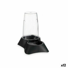 Comedero para Mascotas Mascow Transparente Antracita Polipropileno 650 ml 12,5 x 18 x 19 cm