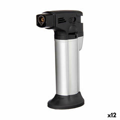 Cannello da Cucina Kinvara Nero Argentato Argento 7,2 x 11 x 4 cm (12 Unità)