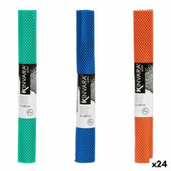 Tappetino Antiscivolo Kinvara Azzurro Gomma Plastica 45 x 100 cm 45 x 0,01 x 100 cm 5 x 45 x 5 cm (24 Unità)