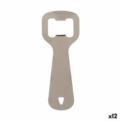Bottle opener Kinvara Silver Stainless steel 11 x 4 x 0,5 cm 11 x 18,5 x 0,05 cm (12 Units)