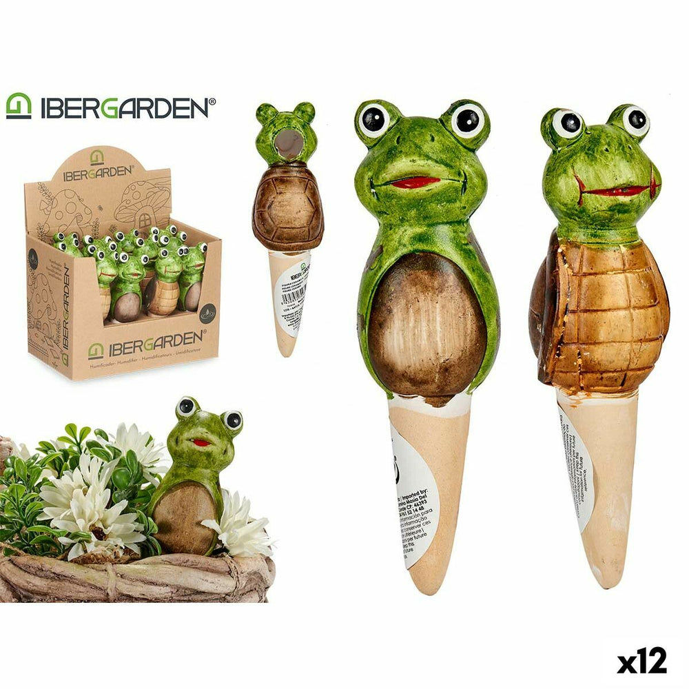 Statua Decorativa da Giardino Ibergarden Marrone Verde Ceramica 4,5 x 16,5 x 4,5 cm (12 Unità)