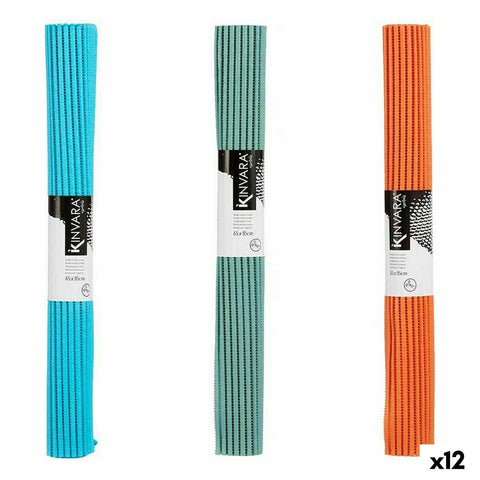 Tappetino Antiscivolo Kinvara Gomma Plastica 65 x 95 cm 65 x 0,03 x 95 cm 7 x 65 x 7 cm (12 Unità)