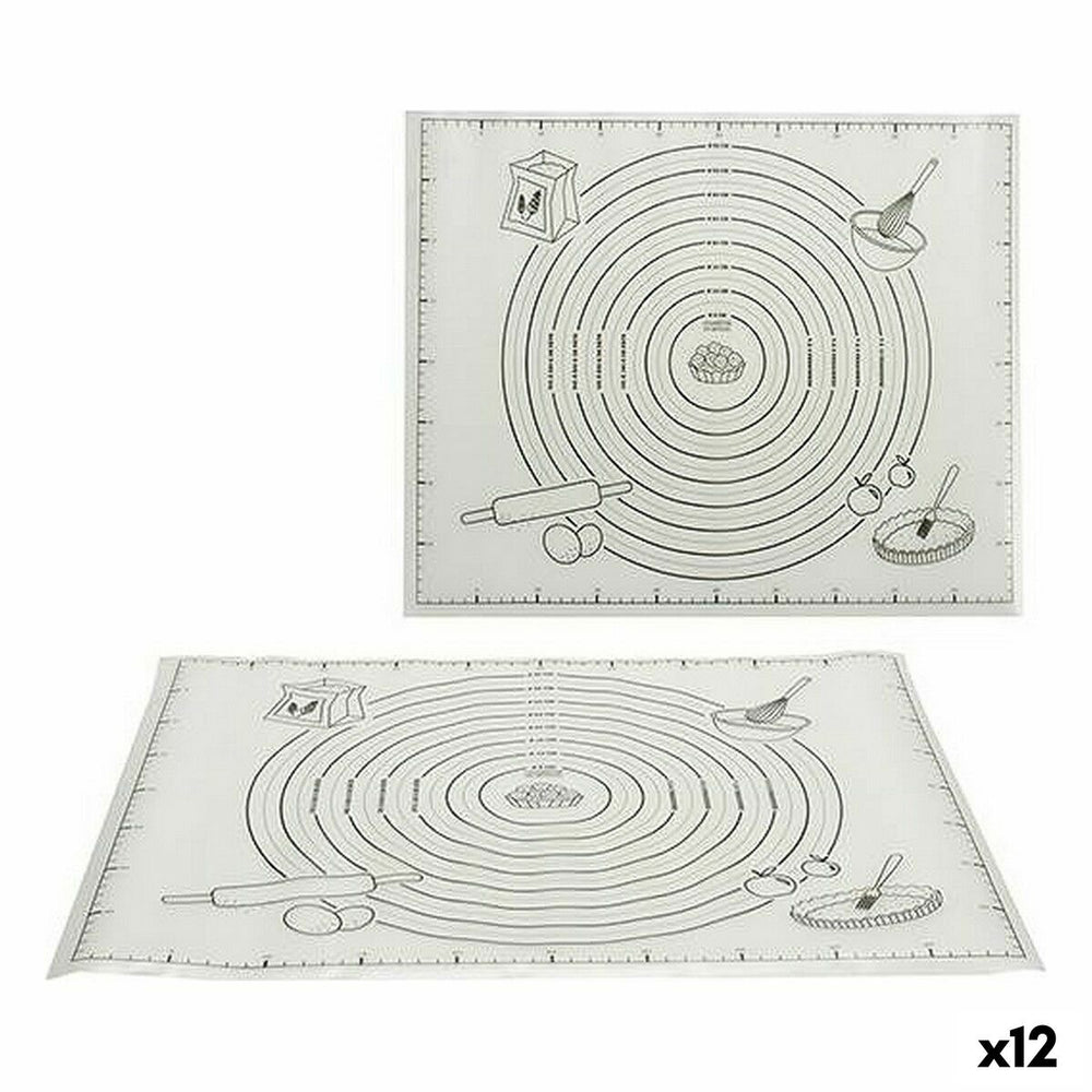 Tapete para hornear Kinvara Plástico Goma Eva 50 x 40 cm 6 x 45 x 3 cm (12 Unidades)