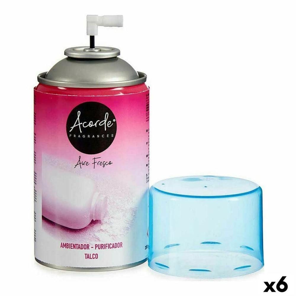 Ricambi Per Diffusore Per Ambienti Acorde Talco 250 ml (6 Unità)