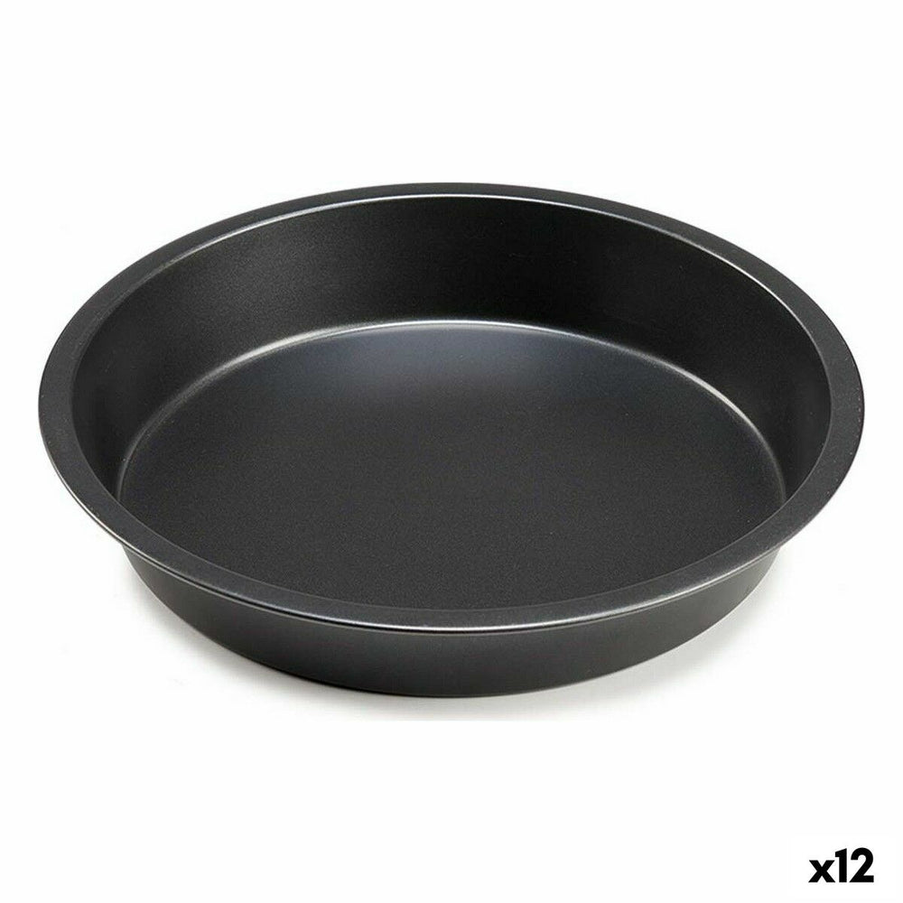 Stampo da Forno Kinvara Grigio scuro Metallo Ø 28 cm 28 x 4,2 x 28 cm (12 Unità)