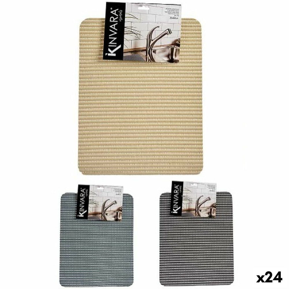Tappetino Antiscivolo Kinvara SJ-A106 Plastica 40 x 1 x 32 cm (24 Unità)