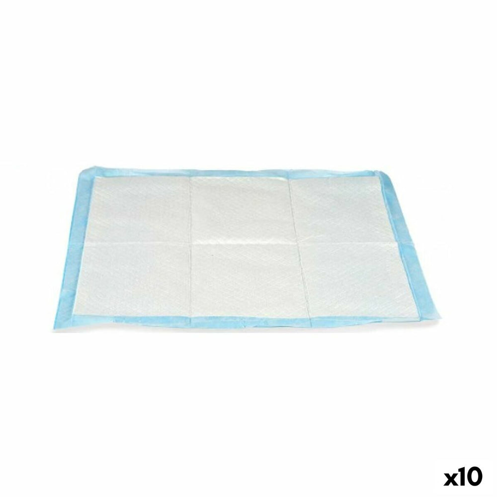 Empapador Mascow Azul Blanco Papel Polietileno 60 x 60 cm 18,5 x 6 x 35 cm (10 Unidades)