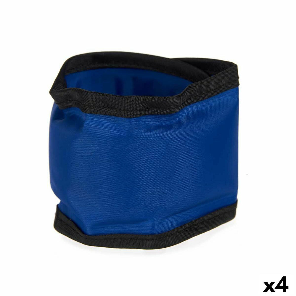 Dog collar Mascow TOY0417-S Blue Black Polyester PVC Gel 6,3 x 1 x 30 cm Coolant (4 Units)