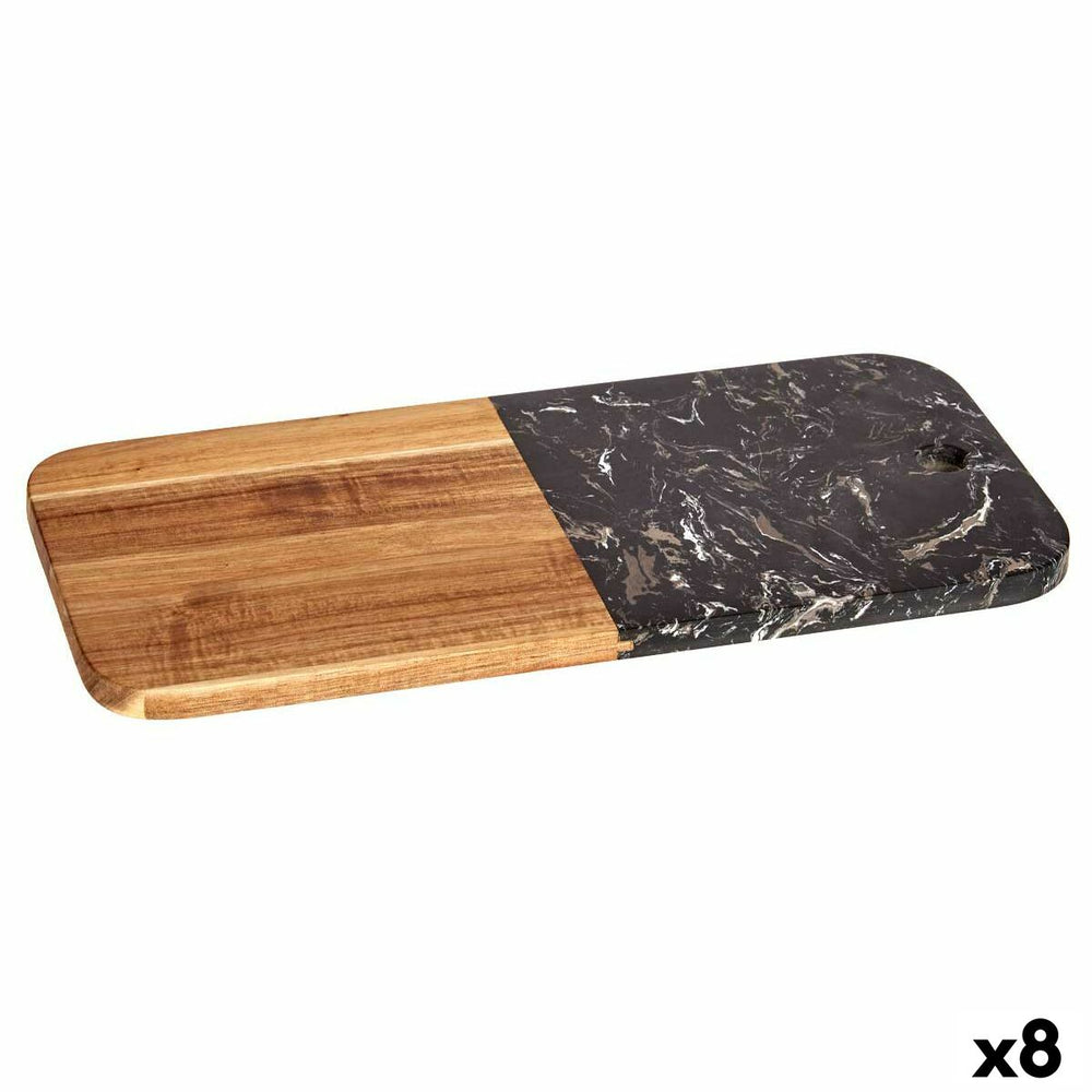 Tagliere Kinvara Nero 18 x 1,5 x 38 cm (8 Unità)