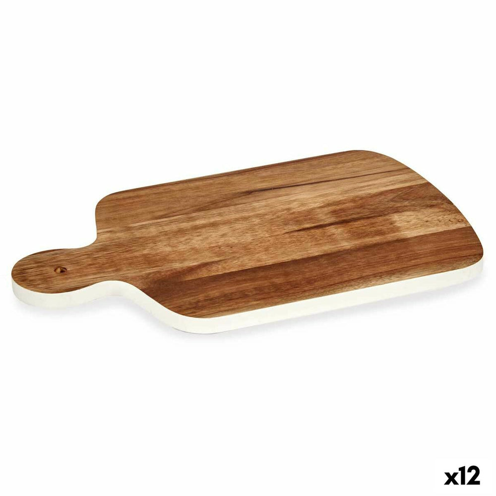 Tagliere Kinvara Bianco 25,7 x 1,5 x 40 cm (12 Unità)