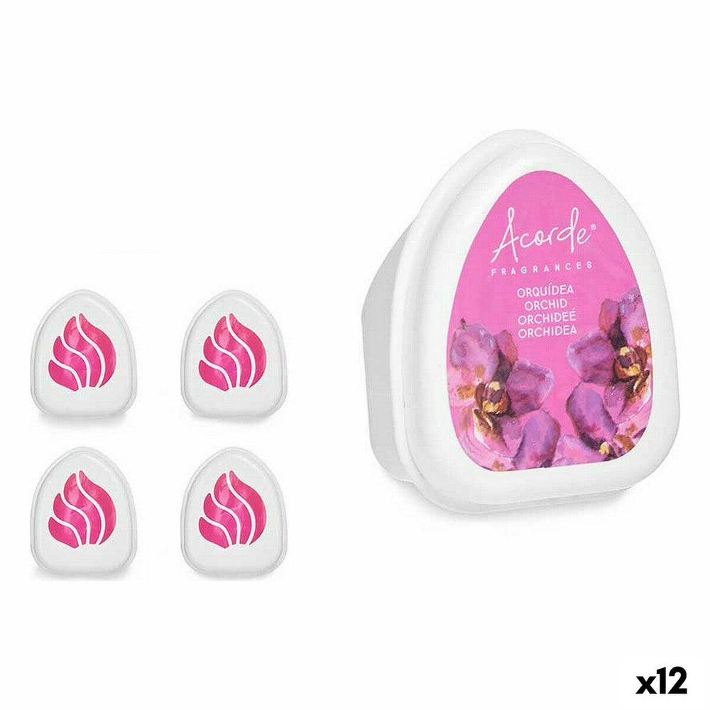 Set Deodorante per Ambienti Acorde Orchidea 50 g (12 Unità)