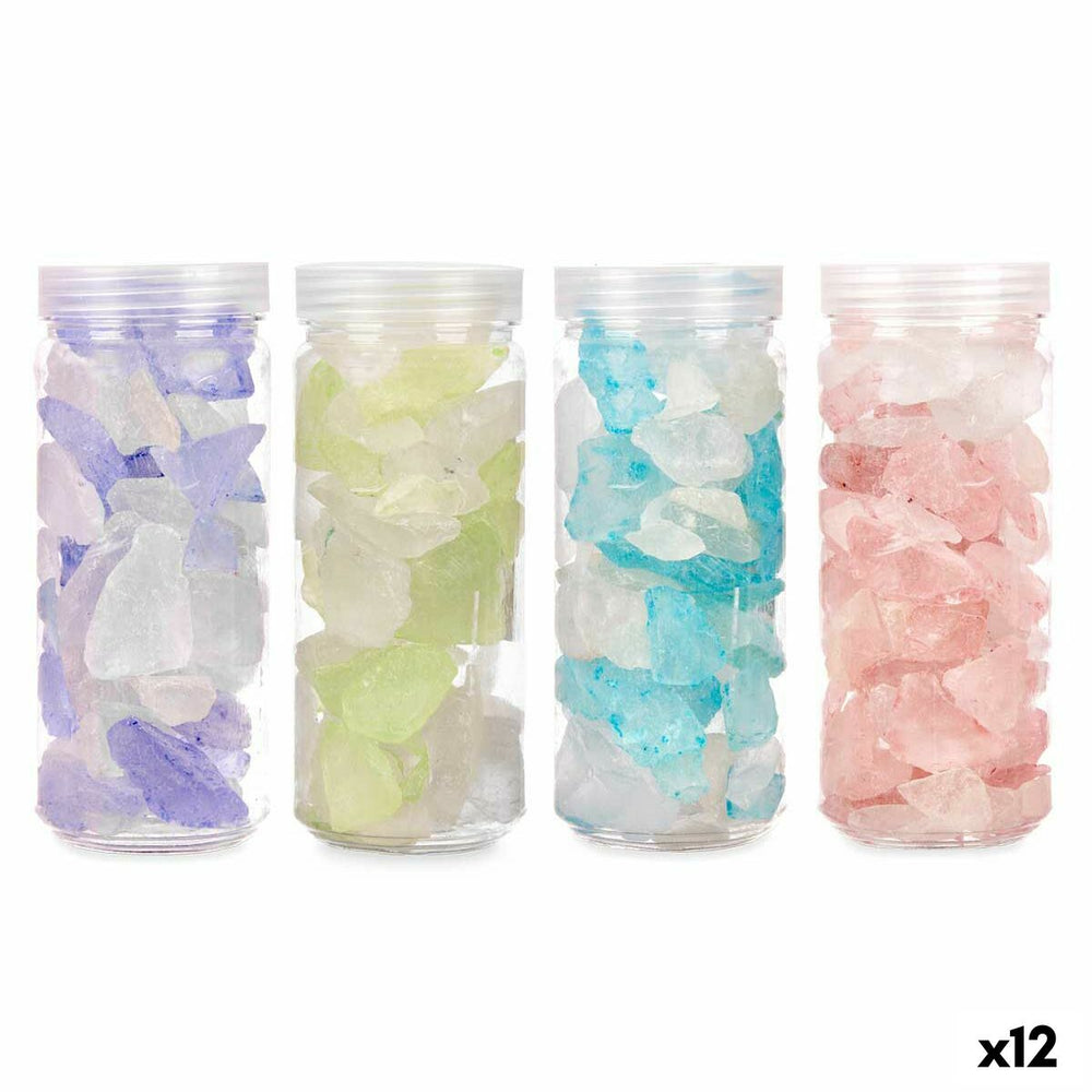 Pietre Decorative Gift Decor Azzurro Verde Viola Rosa 600 g (12 Unità)