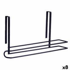Portarotolo di Carta da Cucina Kinvara Nero Metallo Ferro 34 x 17,3 x 10,5 cm (8 Unità)