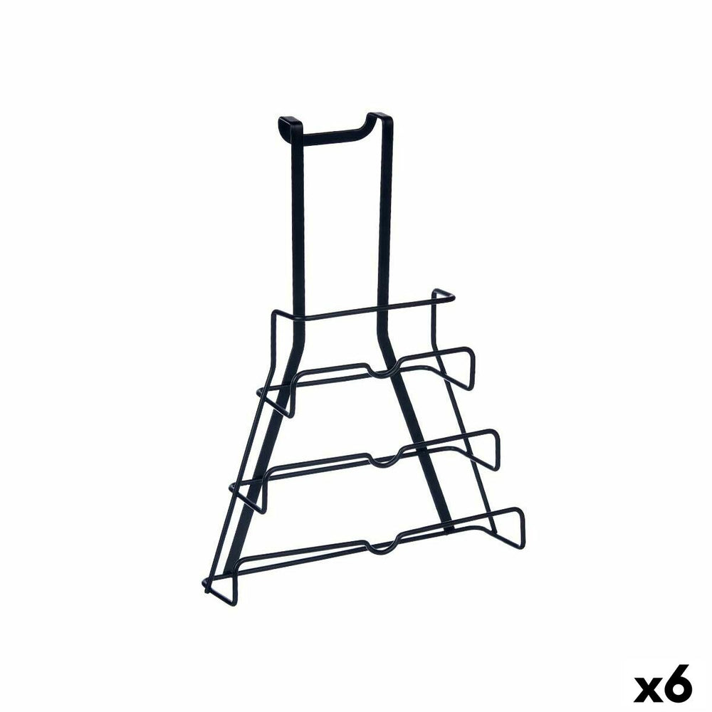 Supporto per Utensili da Cucina Kinvara Metallo Ferro 27 x 37 x 9 cm 27 x 35,5 x 9 cm Coperchio per Padella (6 Unità)