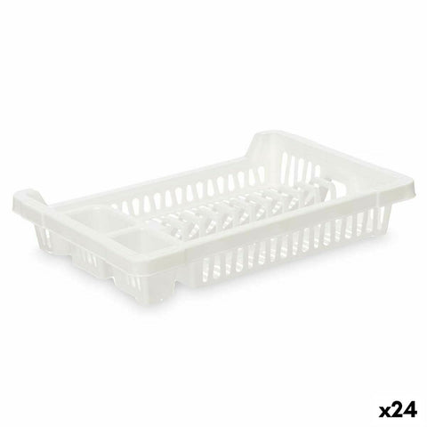 Scolapiatti da Lavandino Kinvara Bianco Plastica 42,5 x 7 x 29,5 cm (24 Unità)