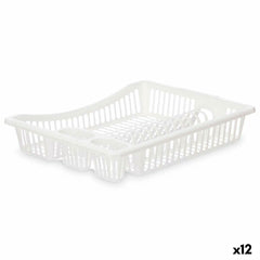 Draining Rack for Kitchen Sink Kinvara White 45,5 x 8 x 36,5 cm (12 Units)