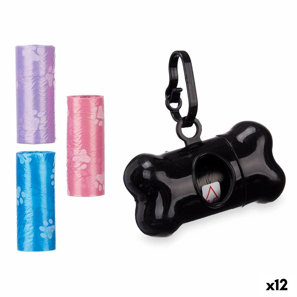 Dispenser di Buste per Animali Domestici Mascow 198 Plastica Set (12 Unità)
