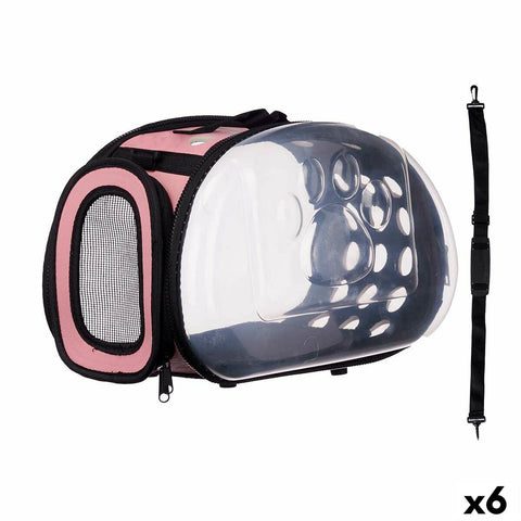 Trasportino Mascow 225 Nero Rosa Plastica 37 x 17 x 22 cm (6 Unità)