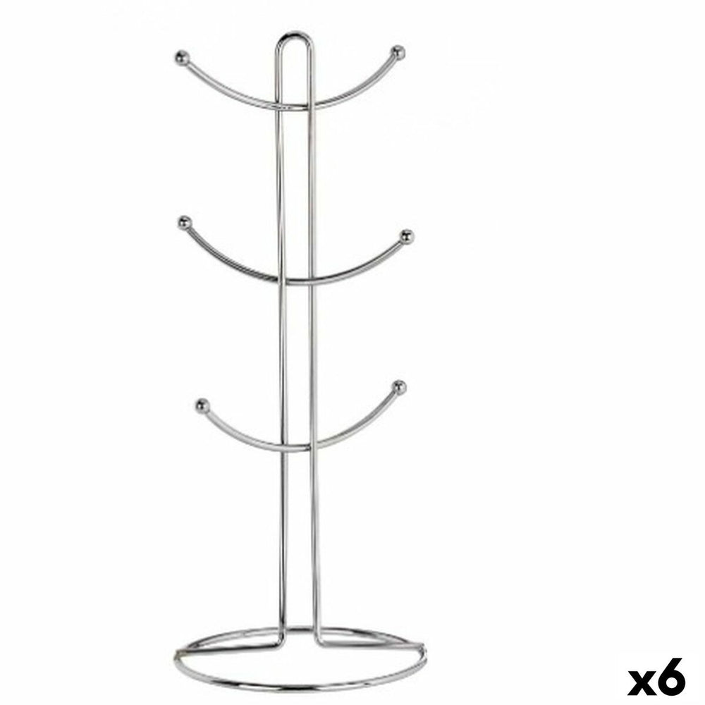 Appendino per tazze Kinvara Argentato Argento Metallo 16 x 39 x 16 cm (6 Unità)