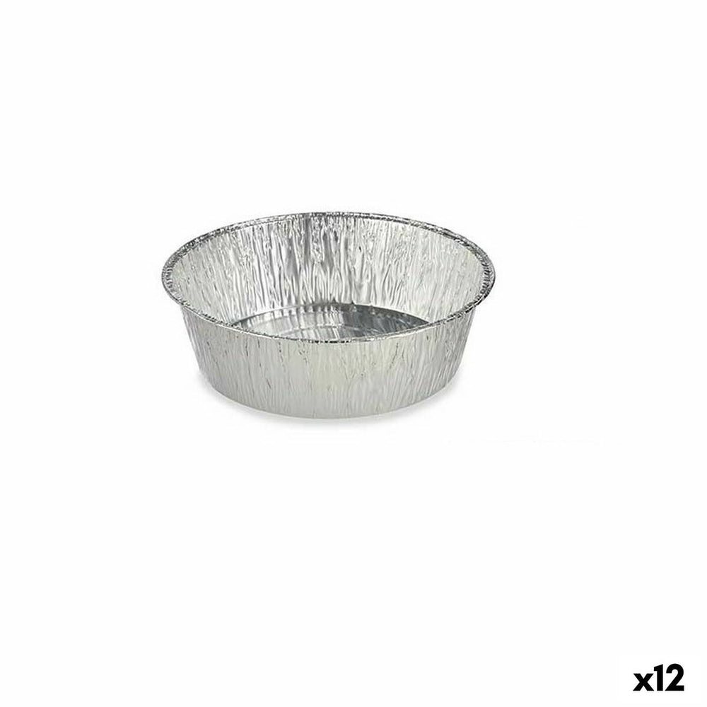 Set de bandejas para Alimentos Kinvara Desechable Redondo 12 Unidades