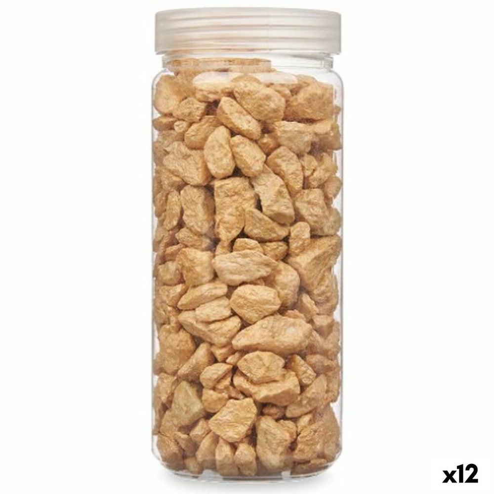 Pietre Decorative Gift Decor Beige 10 - 20 mm 700 g 6,2 x 15,3 x 6,2 cm 6,5 x 15,8 x 6,5 cm (12 Unità)
