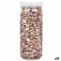 Pietre Decorative Gift Decor Rosso 10 - 20 mm 700 g 6,2 x 15,3 x 6,2 cm 6,5 x 15,8 x 6,5 cm (12 Unità)
