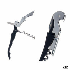 Sacacorchos Kinvara Acero Inoxidable Plástico 5 x 1,3 x 2,2 cm 12 x 1,3 x 2,5 cm (12 Unidades)