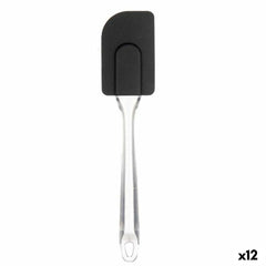 Spatola da Cucina Kinvara Nero Trasparente Silicone Plastica 5 x 23,5 x 2 cm 5 x 24 x 2 cm (12 Unità)