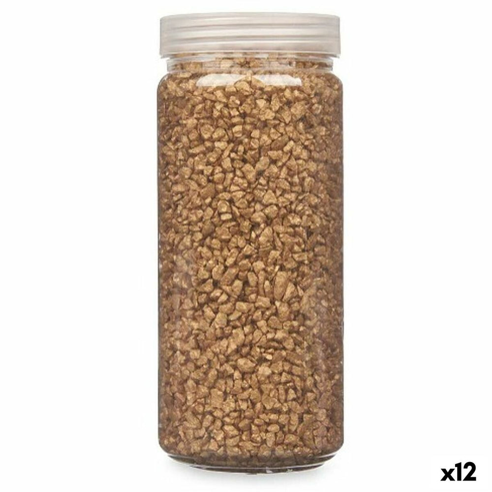 Decorative Stones Gift Decor 2344DC-AG 2344DC-AG Golden 2 - 5 mm 700 g 6,5 x 15,5 x 6,5 cm 6,2 x 15,3 x 6,2 cm 6,5 x 15,8 x 6,5 