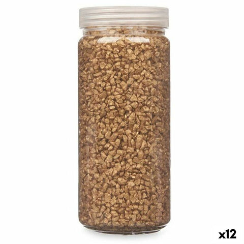 Decorative Stones Gift Decor 2344DC-AG 2344DC-AG Golden 2 - 5 mm 700 g 6,5 x 15,5 x 6,5 cm 6,2 x 15,3 x 6,2 cm 6,5 x 15,8 x 6,5 