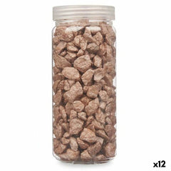 Piedras Decorativas Gift Decor 2344DC-CZ12 2344DC-CZ12 Marrón 10 - 20 mm 700 g 6,2 x 15,3 x 6,2 cm (12 Unidades)