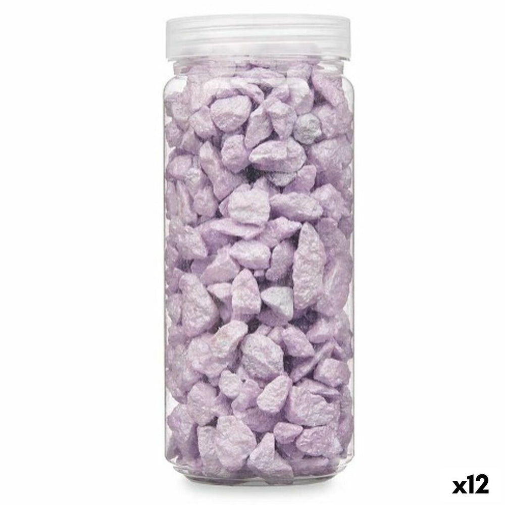 Decorative Stones Gift Decor 2344HFP-CZ10 2344HFP-CZ10 Lilac 10 - 20 mm 700 g 6,2 x 15,3 x 6,2 cm 6,5 x 15,8 x 6,5 cm (12 Units)