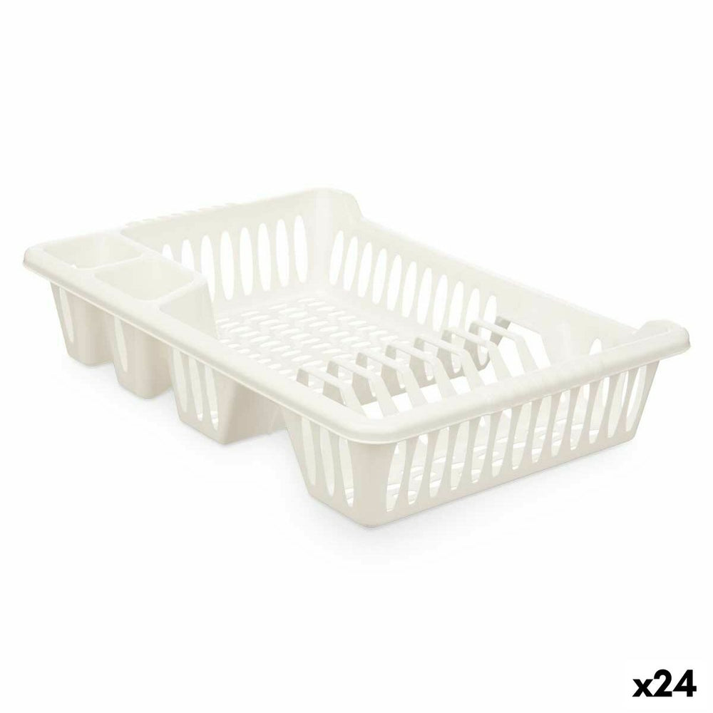 Scolapiatti da Lavandino Kinvara Bianco 40 x 8 x 29,5 cm (24 Unità)