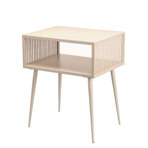 Side table Gift Decor 24303-CW Beige 46,5 x 19,2 x 36,2 cm
