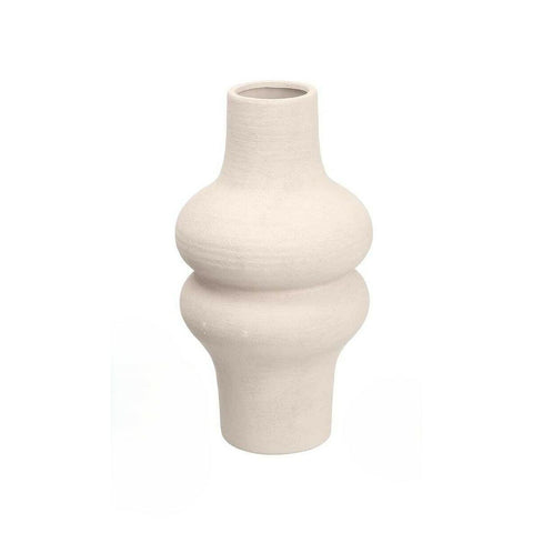 Jarrón Gift Decor 20034-WH Blanco Cerámica 18 x 34,5 x 18 cm