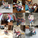 Costume di Halloween con Accessorio per Cani e Gatti