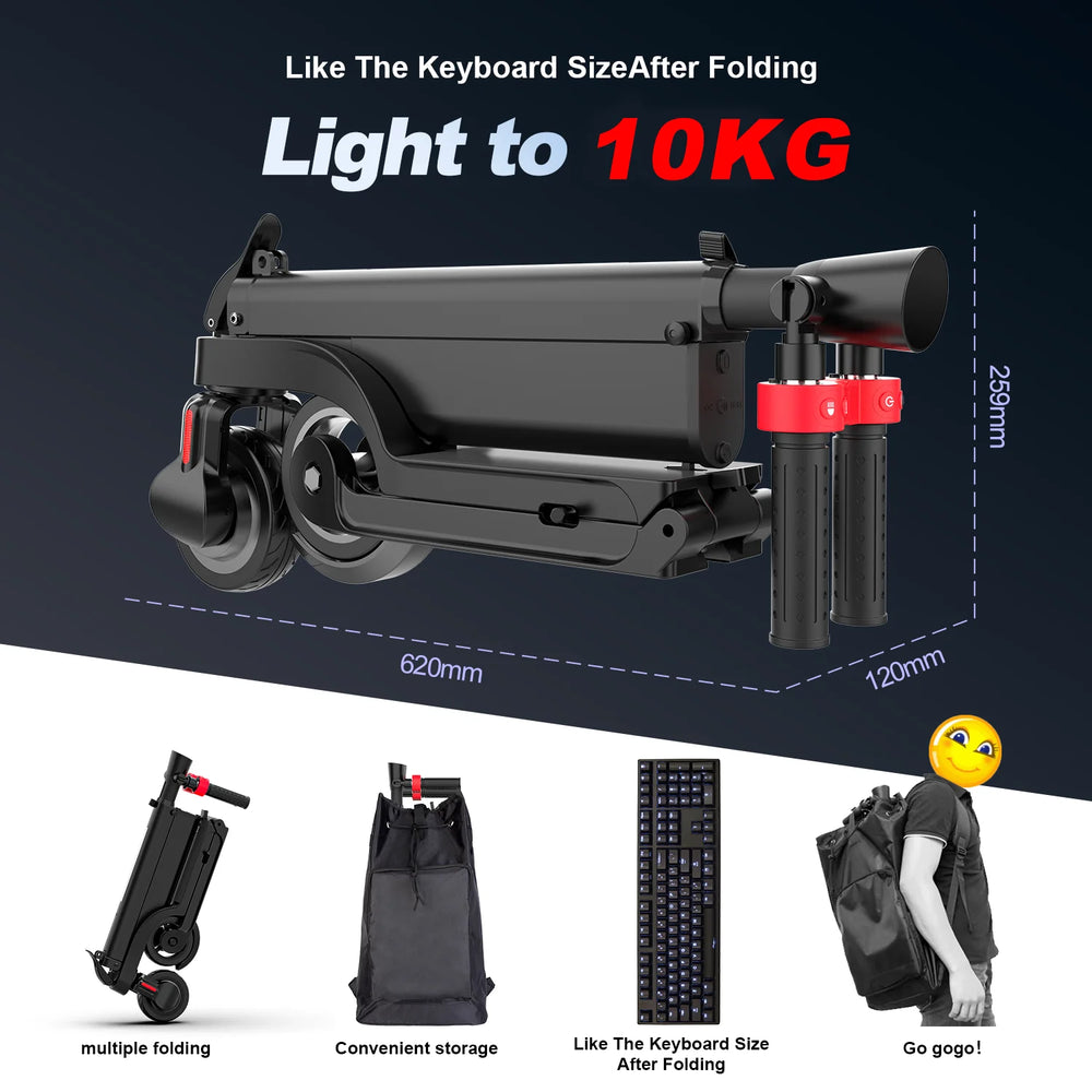 Monopattino Elettrico HX X6 Pieghevole 350W - Leggero